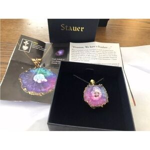 STAUER CRAB NEBULA Pendant Sterling Necklace as Seen Thru HUBBLE Telescope $208